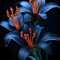 Vibrant Lilies in Focus