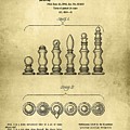 Vintage Chess Set Patent Art